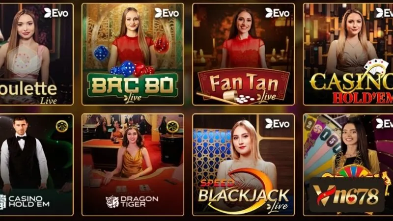 Live casino VN678 mang đến những trải nghiệm thời thượng