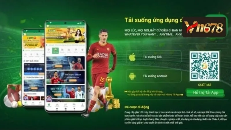 Ứng dụng VN678 tích hợp nhiều tính năng mới
